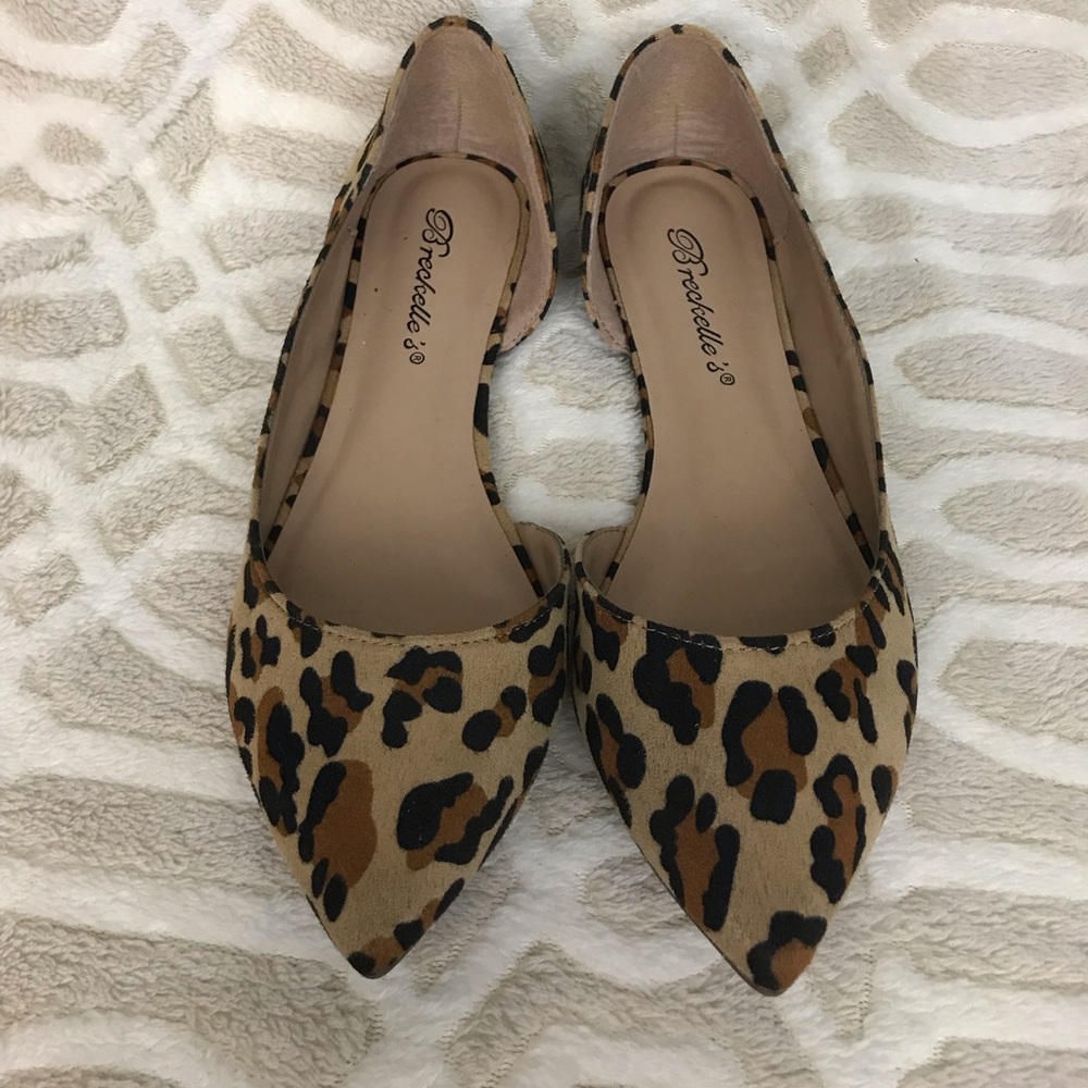Leopard Print flats d’orsay style